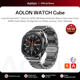 Aolon Cube Smartwatch AMOLED 14D Battery 1ATM