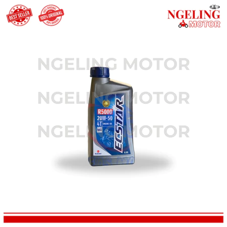 Oli Mesin SUZUKI ECSTAR R5000 Original 0.8 L / 1 Liter 20W-50 Oil Motor Bebek - Harap Baca Deskripsi Terlebih Dahulu - Produk Spareparts Motor Berkualitas