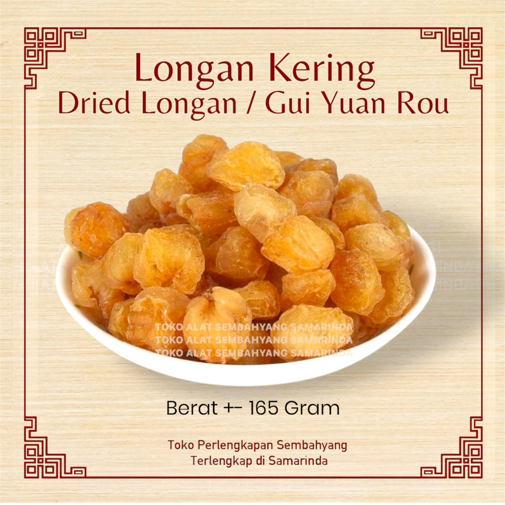 Jual Longan Kering Premium 165 Gram / Gui yuan rou premium Herbal ...