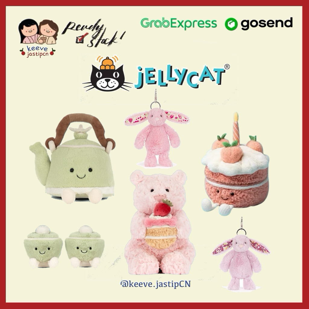 Jual JELLYCAT LONDON ORIGINAL CHINA BEIJING SHANGHAI EXCLUSIVE PEACH ...