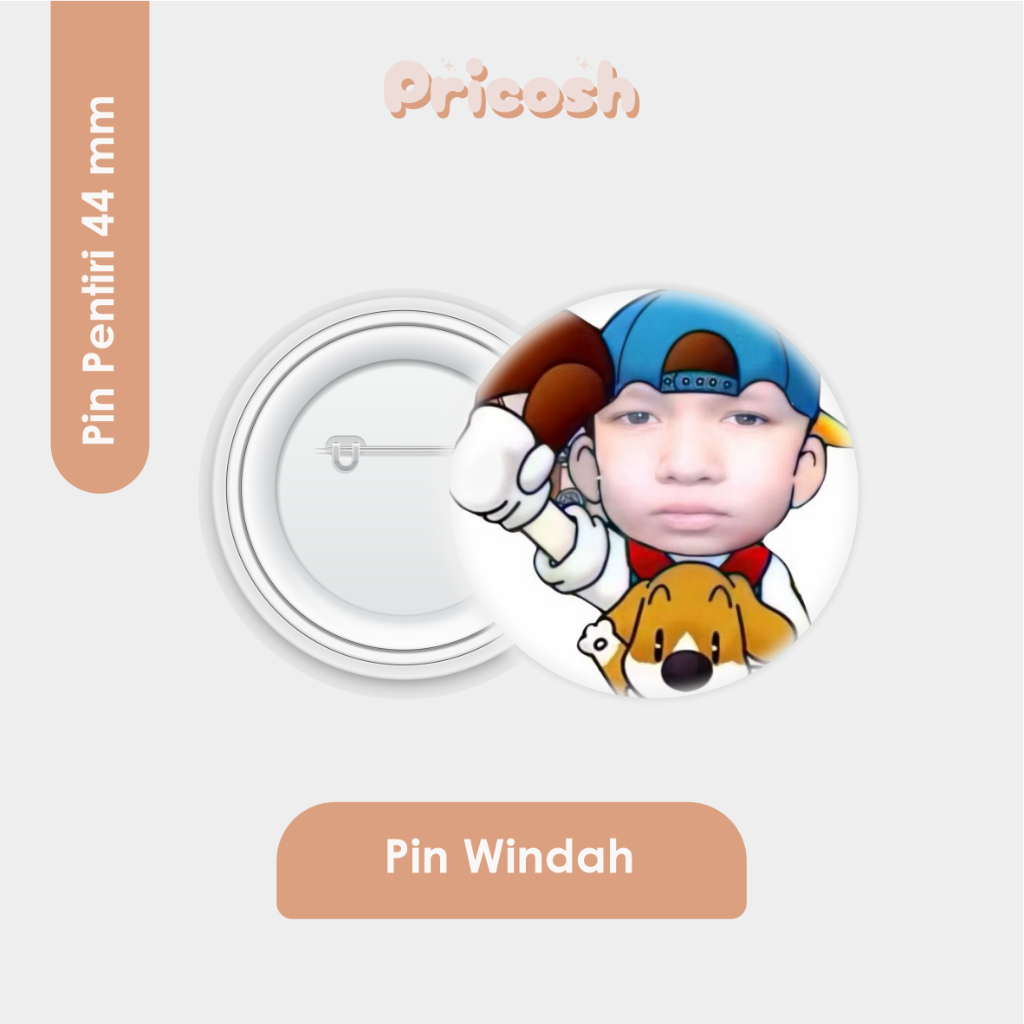 Jual PIN PENITI BADGES MEME WINDAH BASUDARA 44 MM | PP BOCIL | BOCIL ...