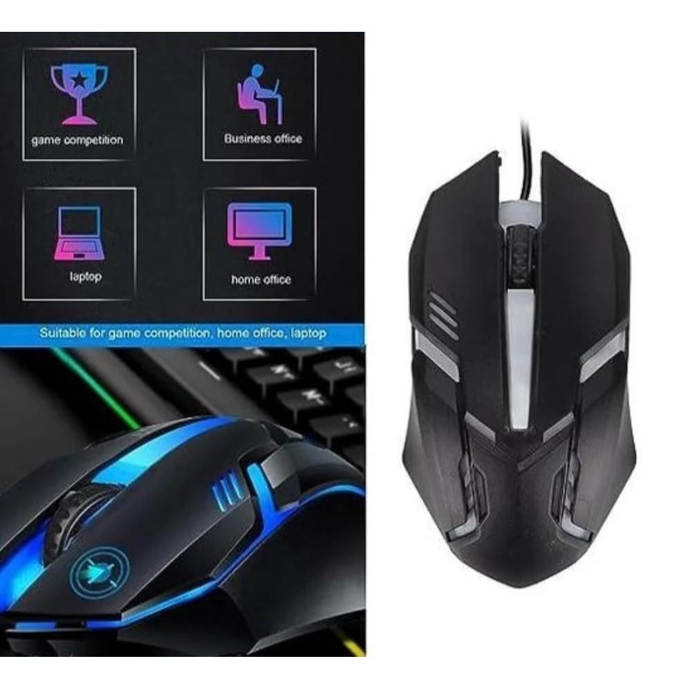 Jual Mouse Gaming Kabel LED RGB 3D 1200 DPI - S028 MOUSE GAMING S028 ...