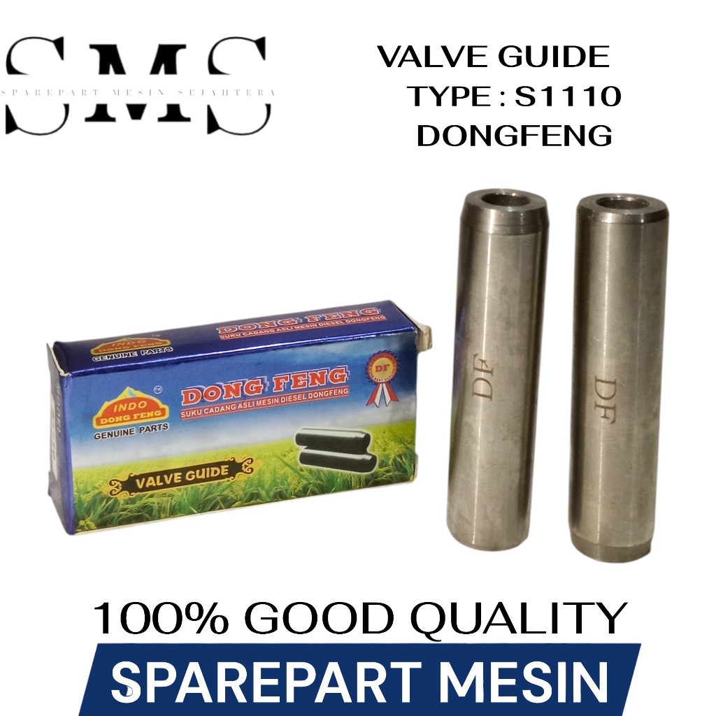 Jual Botol Klep S1110 Dongfeng 9MM Original / Valve Guide Mesin Diesel ...