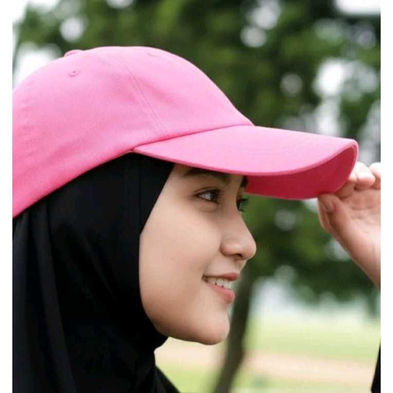Jual Topi Sport Wanita Topi Baseball Cap Bolong Wanita Hijab | Shopee  Indonesia