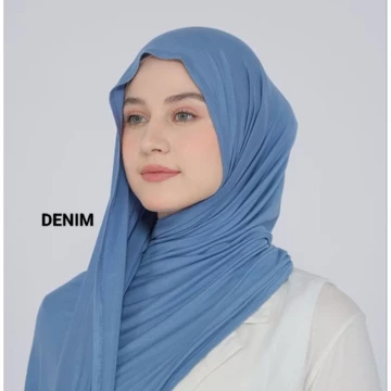 Hijab Polos Rayon Tancel Pashmina Polos Premium Model