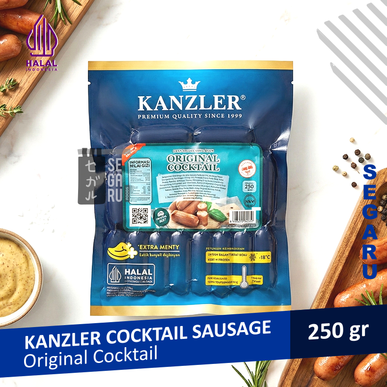 Jual Diskon KANZLER SOSIS ORIGINAL COCKTAIL 250GR HALAL MUI | Shopee ...