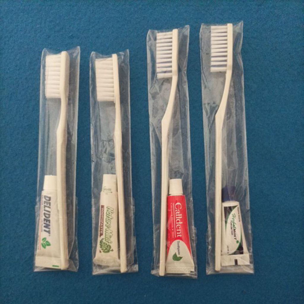 Jual dental kit / sikat gigi hotel set odol bpom (1000pcs) | Shopee ...