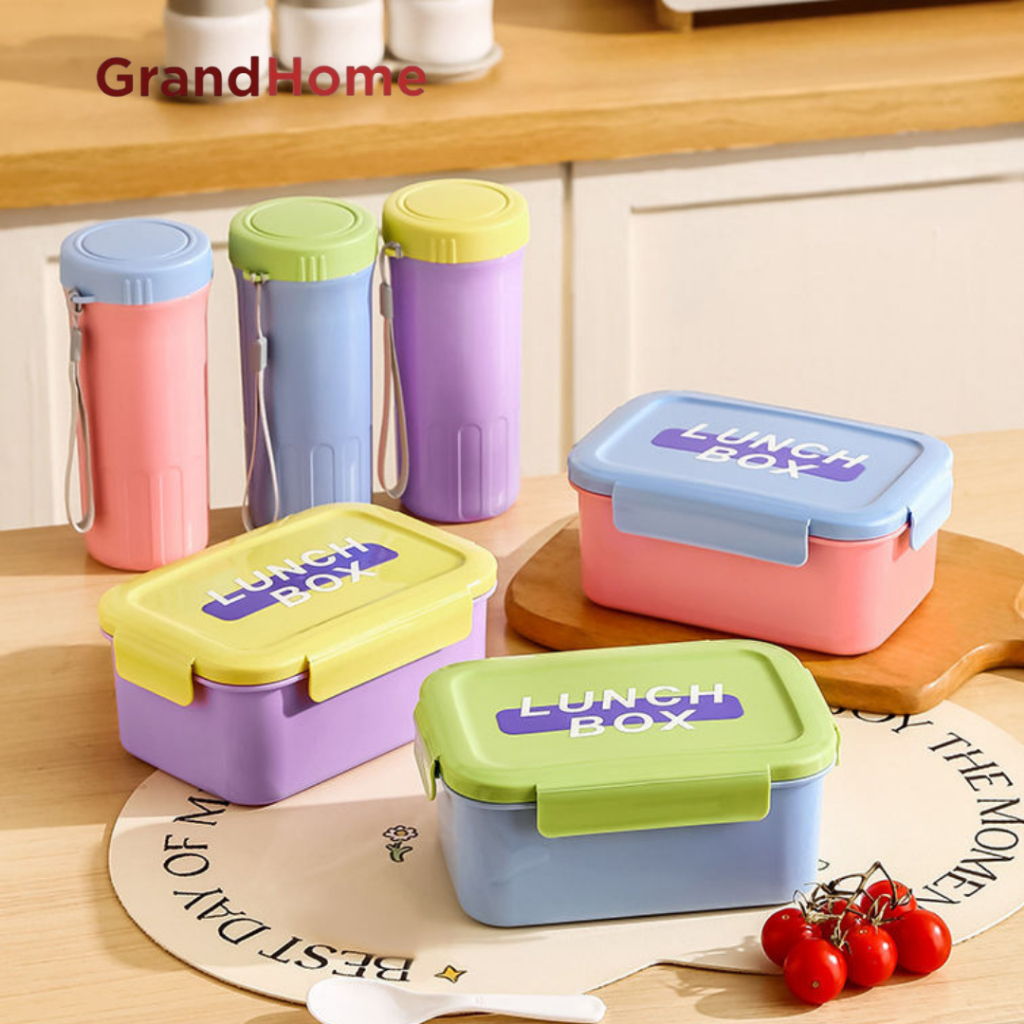 Jual Kotak Makan Lunch Box Sekat Stainless | Food Container Anti Bocor ...