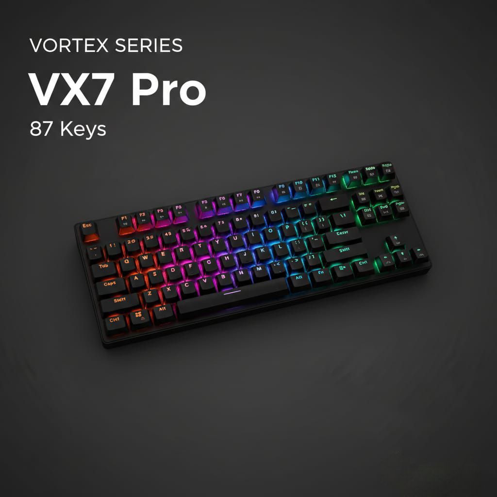 Jual Keyboard Mechanical Gaming VortexSeries VX7 PRO TKL RGB - Second ...
