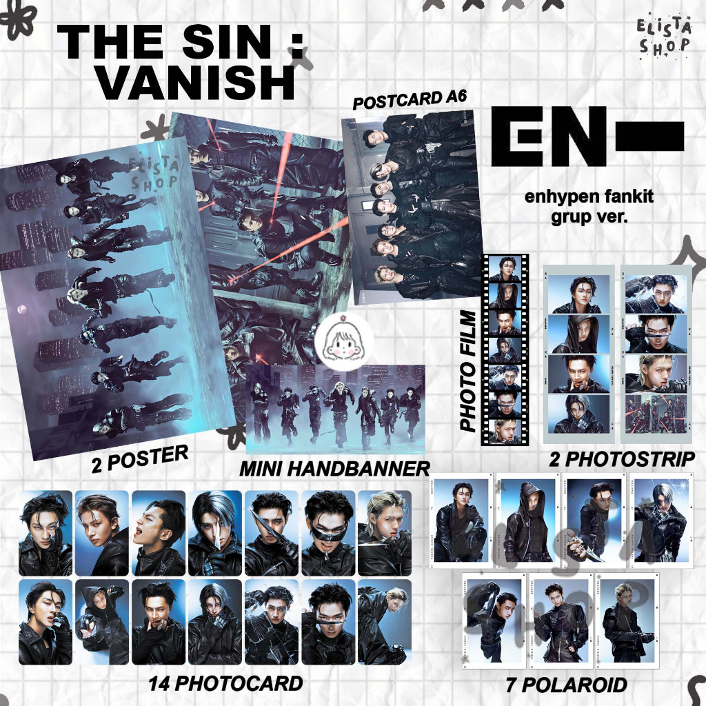 Jual Fankit Enhypen Desire Unleash Make The Sin Vanish Knife (Grup