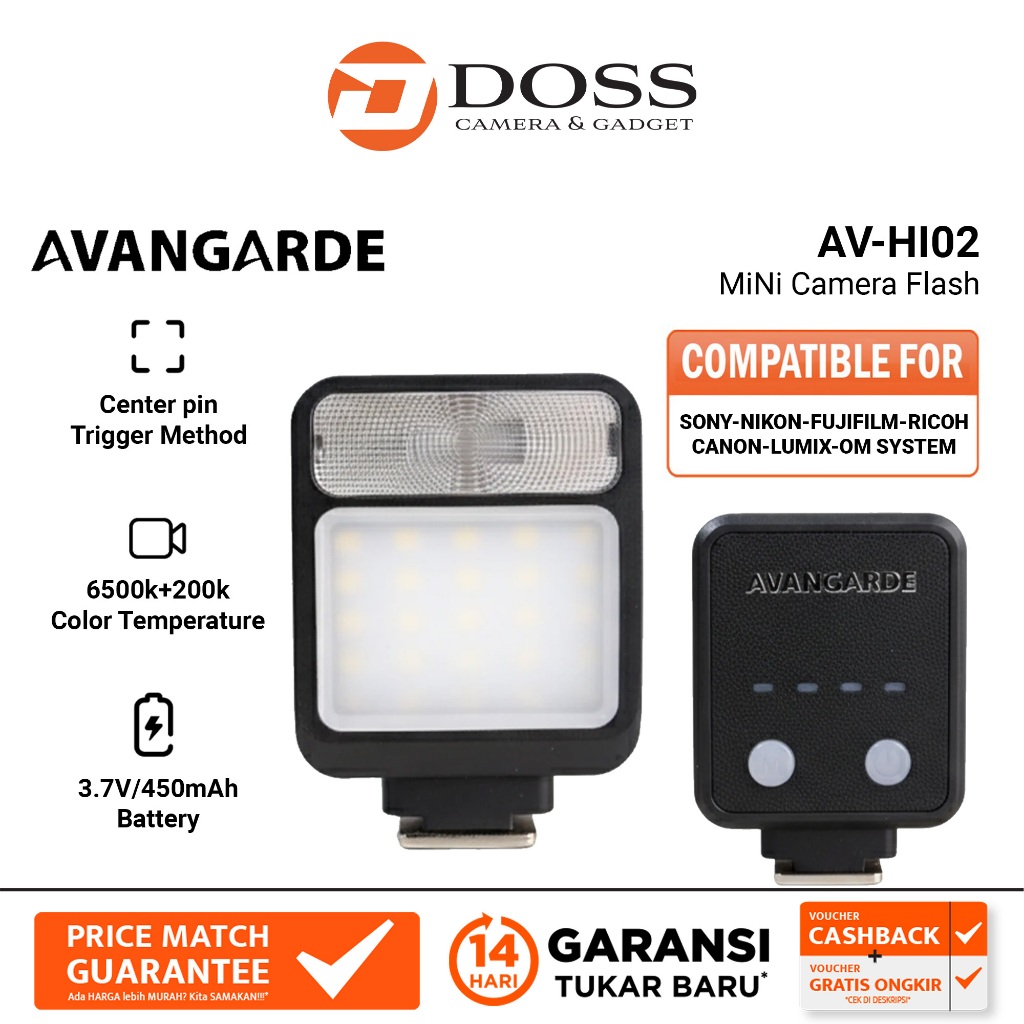 Jual Avangarde AV-HI02 Camera Flash Mini and Continuous Led Universal ...