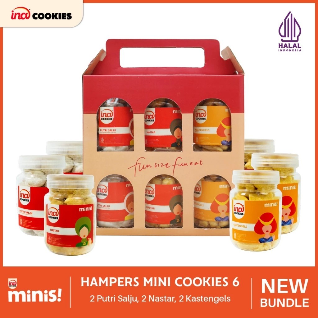 Jual MINI COOKIES BY INA COOKIES GABLE BOX HAMPER SET | Shopee Indonesia