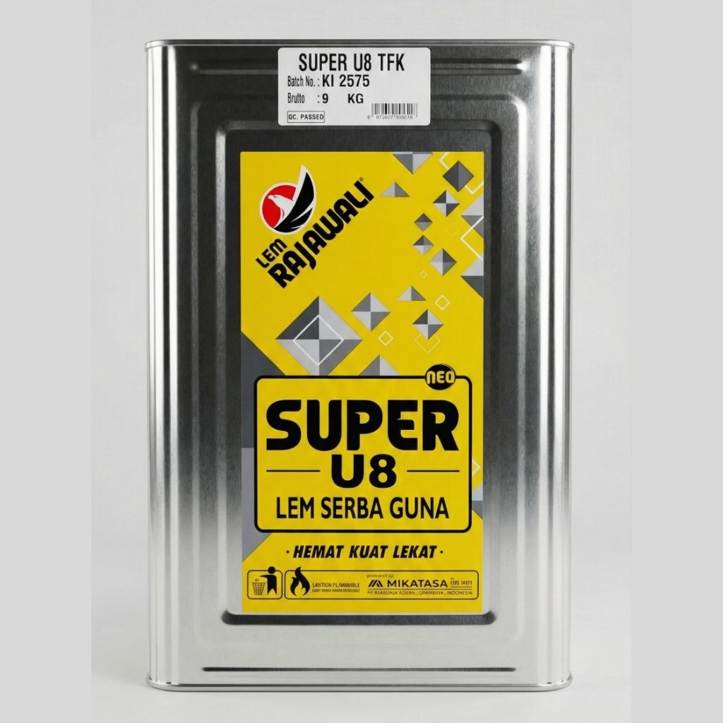 Jual LEM RAJAWALI SUPER U8 TFK 9 KG – Lem Serba Guna Kuat & Hemat untuk ...