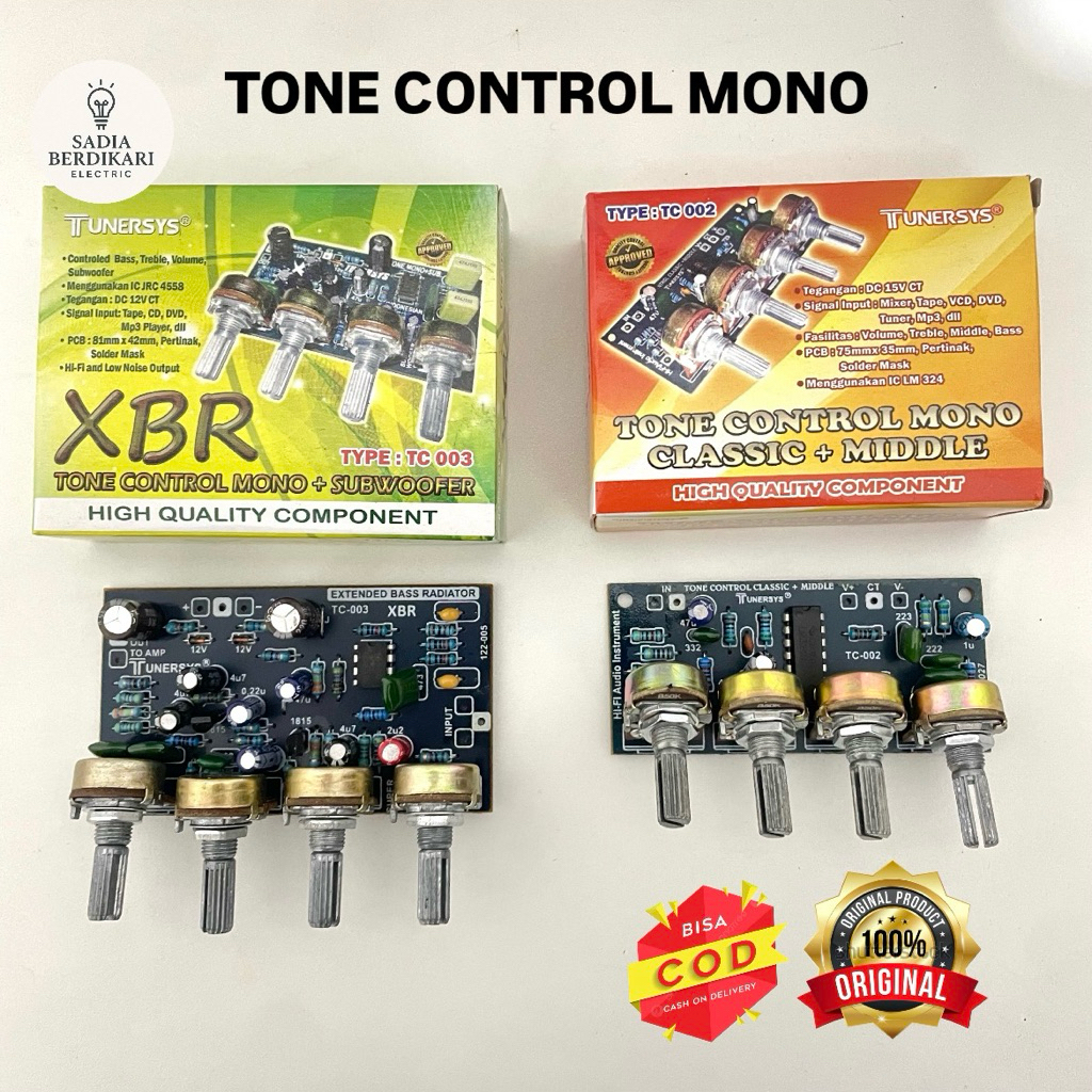 Jual Tone Control Mono/ TONE CONTROL MONO XBR TUNERSYS / Tone Control ...