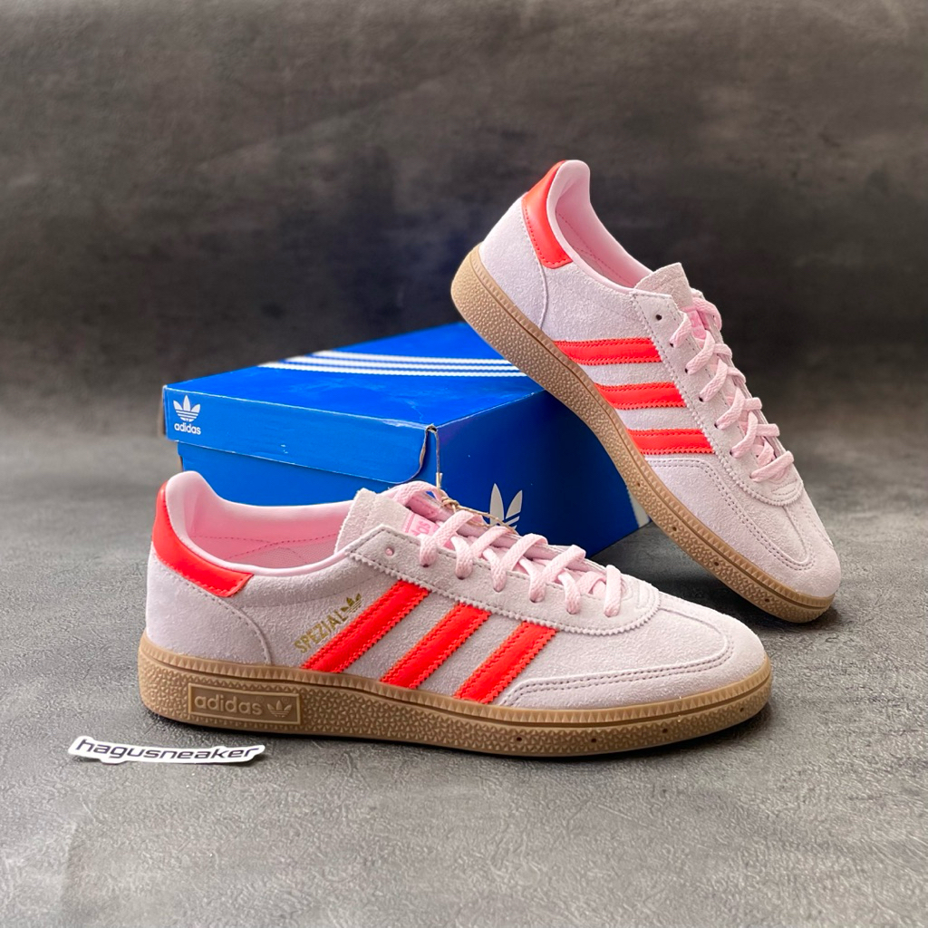 Jual ADIDAS HANDBALL SPEZIAL [CLEAR PINK/SOLAR ORANGE] #JS0250 ...