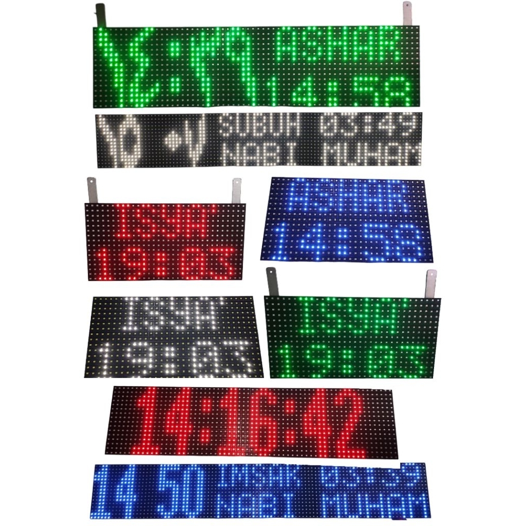 Jual kontroller jws jam waktu sholat digital kalender jam digital / jam ...