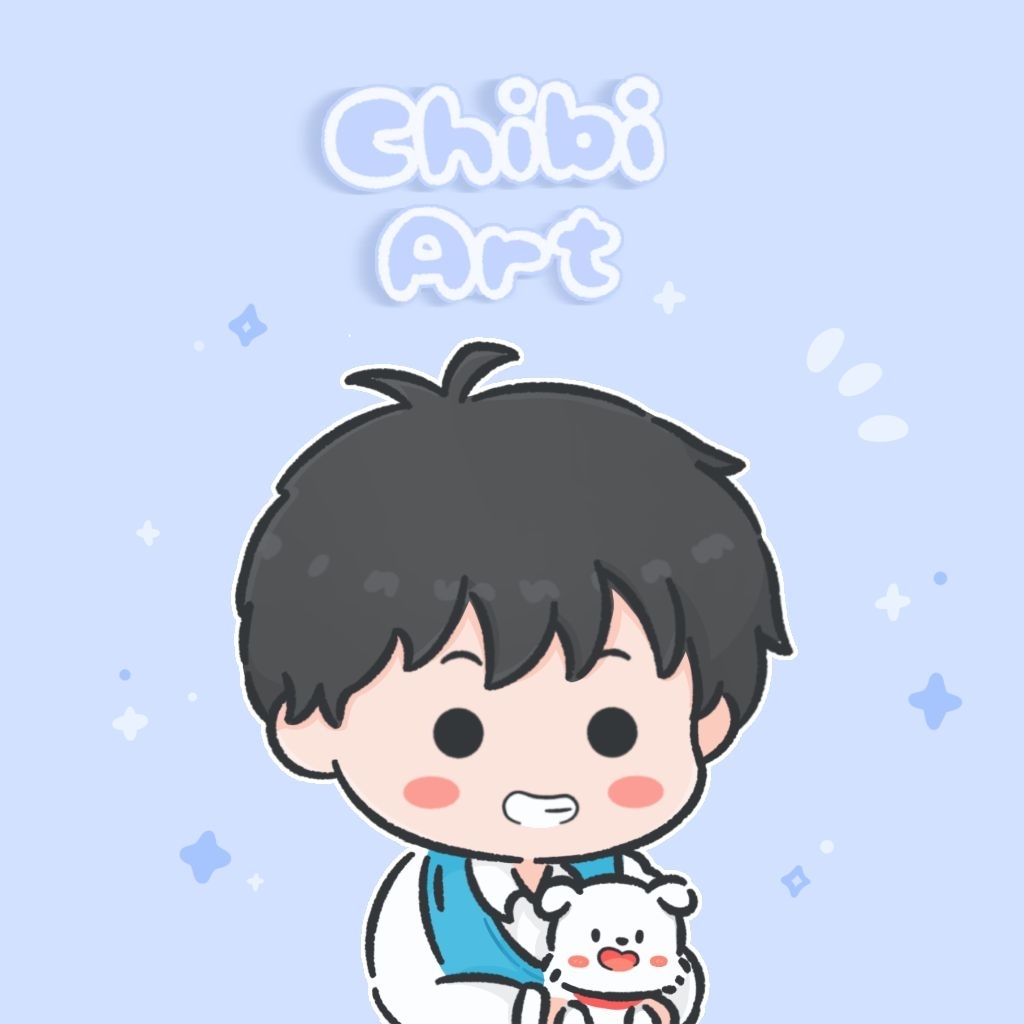 Jual Jasa ilustrasi wajah | chibi art | half body commission | Shopee ...