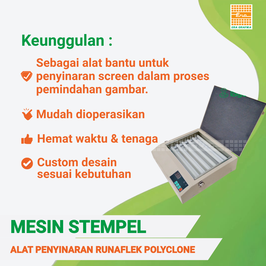 Jual Mesin Stempel Karet Basis Air & Runaflex POLYCLONE | Alat ...