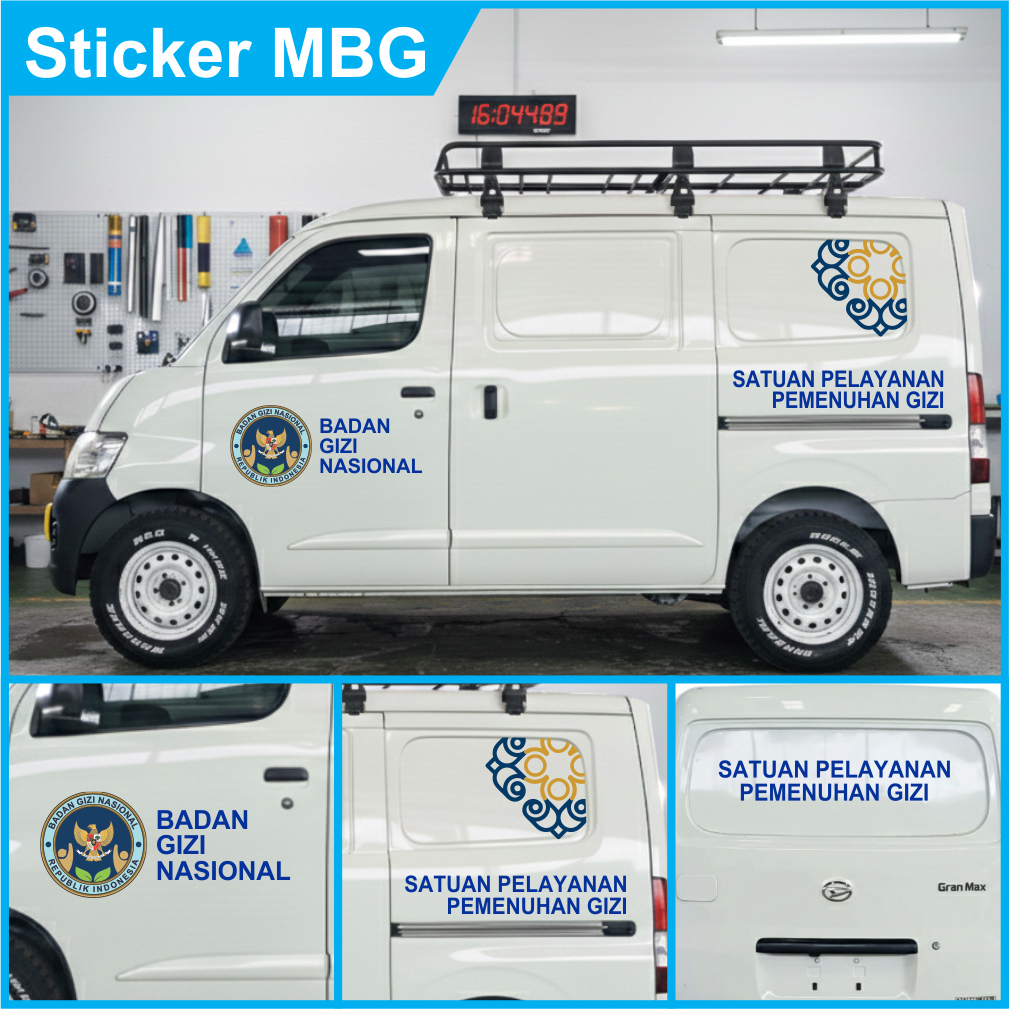 Jual Stiker Mobil MBG Cutting Sticker Badan Gizi Nasional Granmax ...