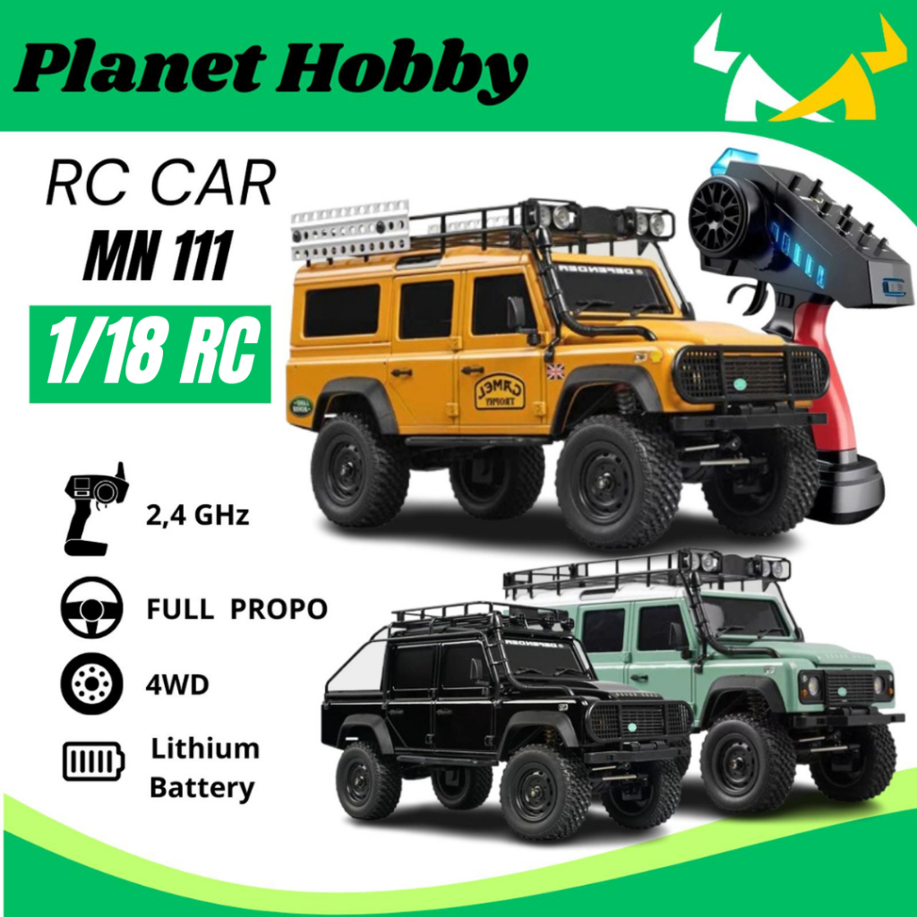 Jual RC MN111 RTR KIT Scale 1/18 4WD RC Car Climbing Off Road Truck RC ...