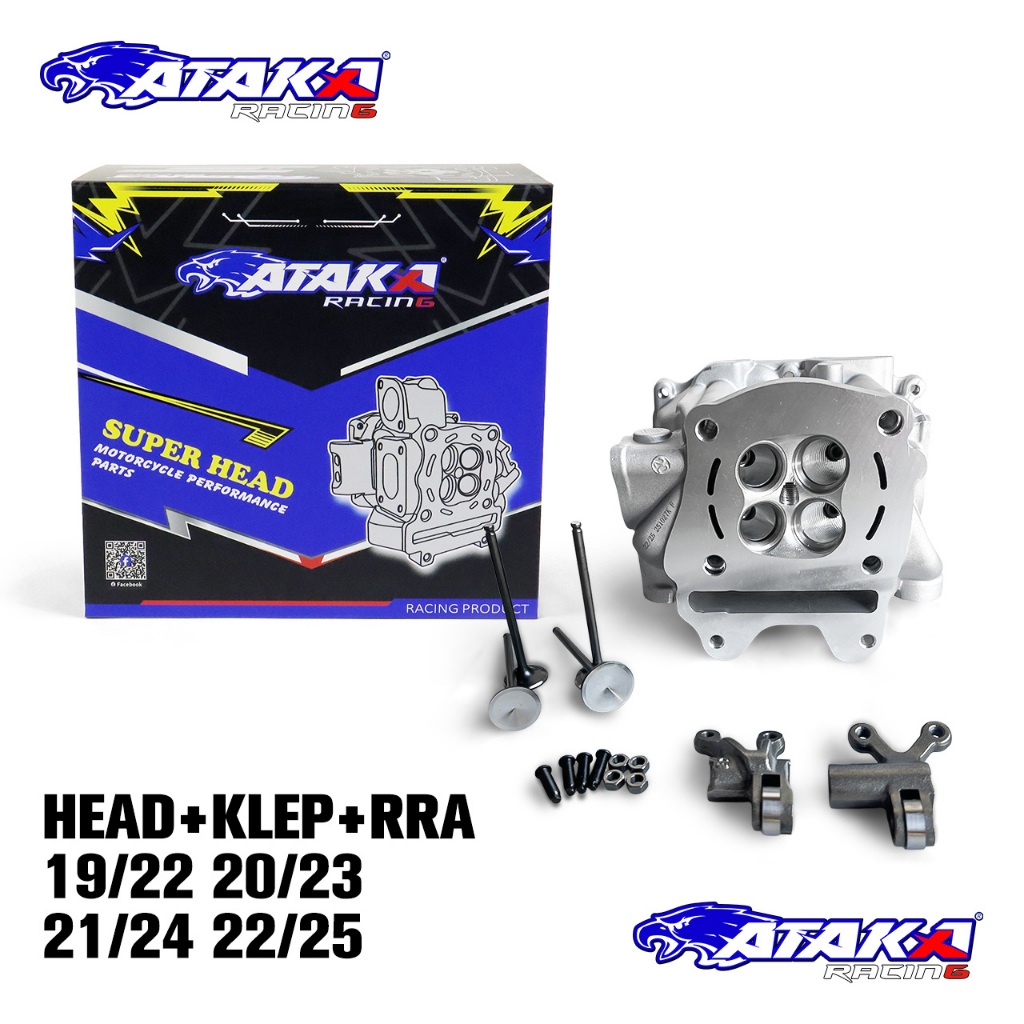 Jual ATAKA Racing super Head 19 22 20 23 22 25 PORTING CNC Honda Vario ...
