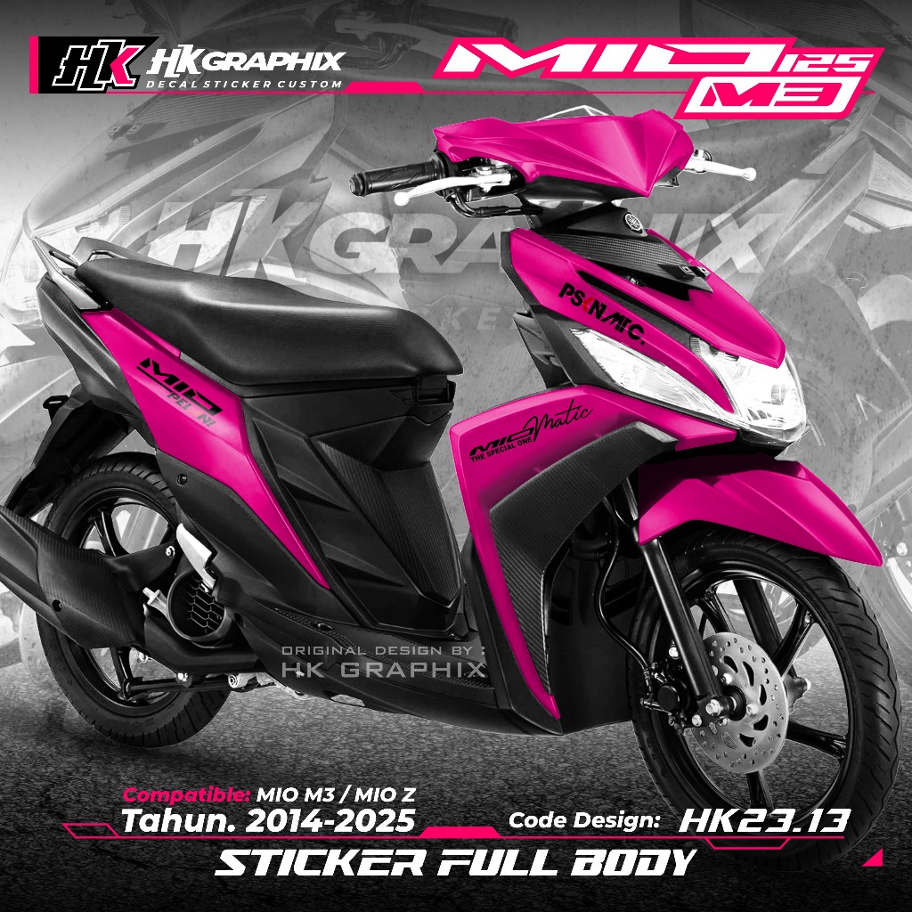 Jual COD Sticker Decal Yamaha Mio M3 Mio Z Mio i 125 Full Body Stiker ...