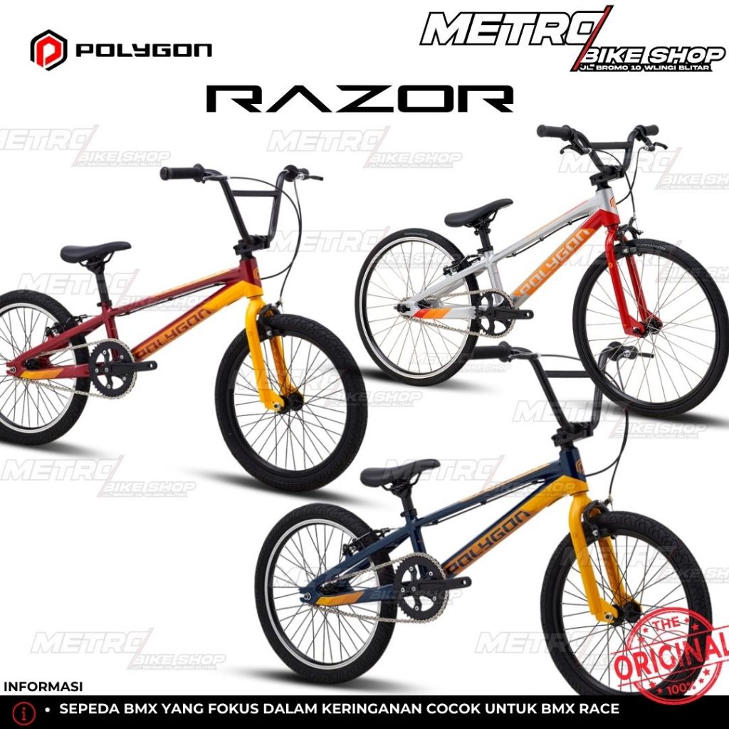 Jual Sepeda BMX 20 Polygon Razor PRO /Razor PRO XL 20 inch Terbaru ...