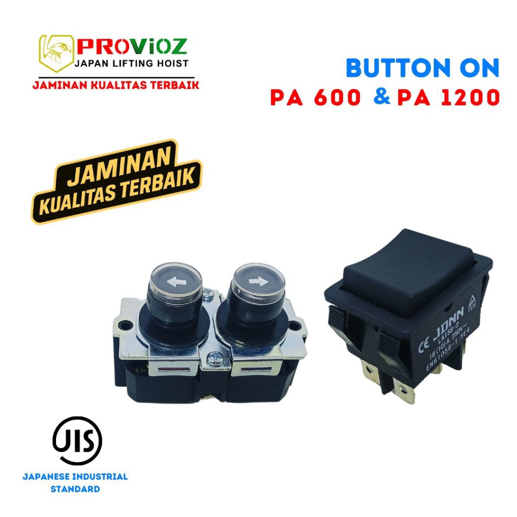 Jual SAKLAR Switch Up Down REMOTE Katrol Electric Hoist PROVIOZ Button ...
