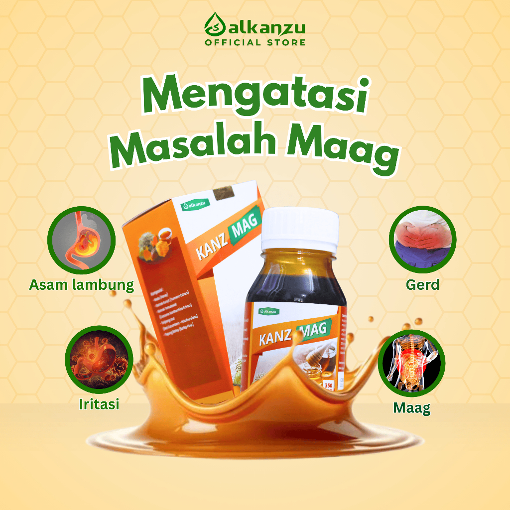 Madu Kanzmag Solusi Maag Dan Asam Lambung