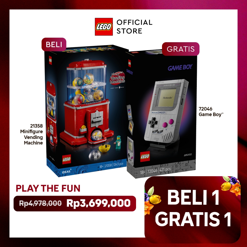 Jual Beli 1 Gratis 1 - LEGO Ideas 21358 Minifigure Vending Machine ...