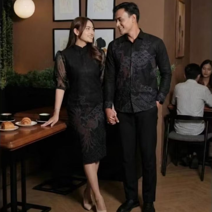 Batik Pasangan Modern Motif Alexsa