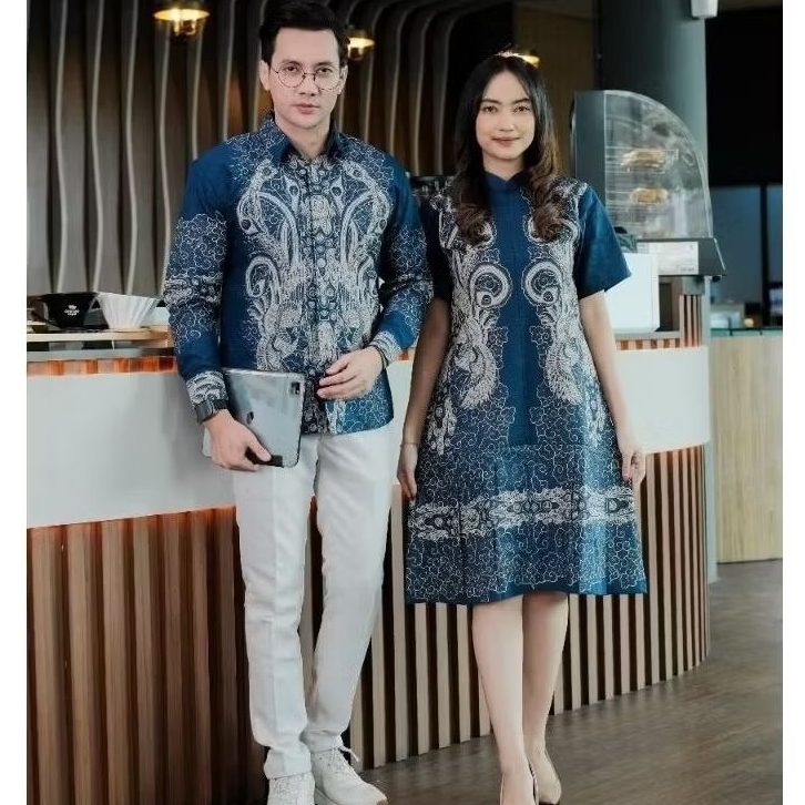 Batik Pasangan Motif Hanifah Atasan Batik Pria