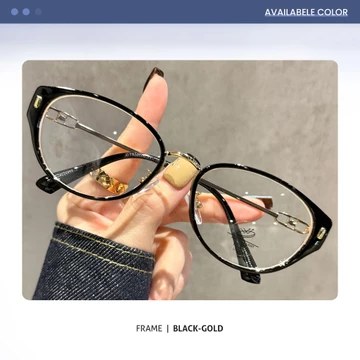 Genius Maiden Kacamata Cat Eye Minus Lensa Anti Radiasi Blueray Photocromic Bluecromic Bahan TR