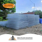 Pagar BRC Galvanis SNI 150x240x6 mm Antikarat Kuat Rapi Tahan Korosi Mudah Pemasangan