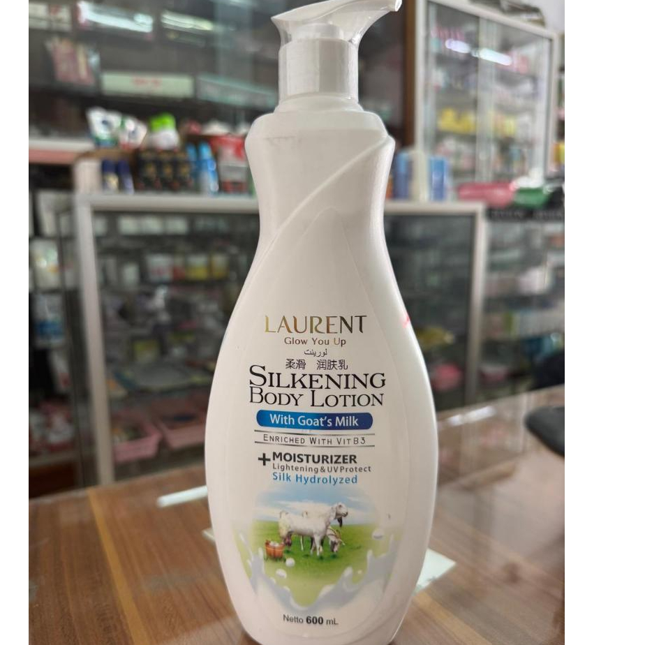 Jual Laurent Silkening Body Lotion With Goat's Milk 600ml | Shopee