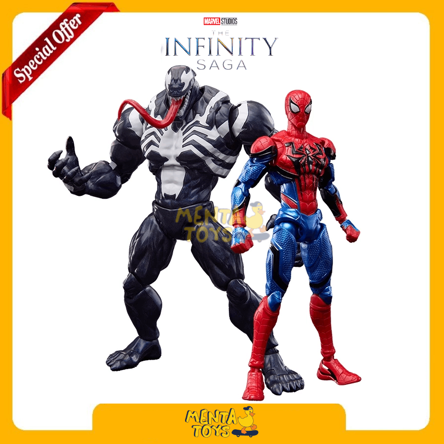 Jual BLOKEES Marvel Rivals Spiderman Venom Action Figures - Inifinity ...