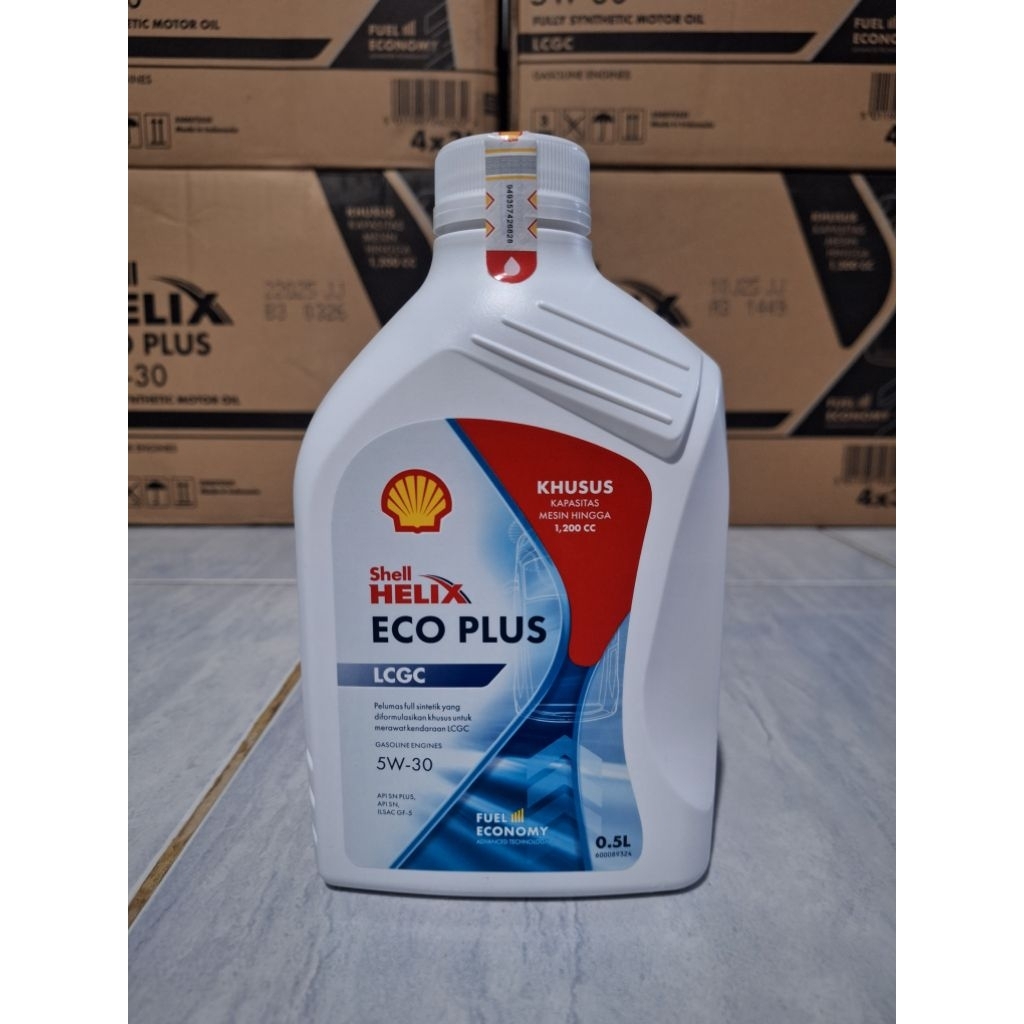 Jual shel helix ECO PLUS 5W-30 0.5liter ORIGINAL, SEGEL DAN BELUM ...