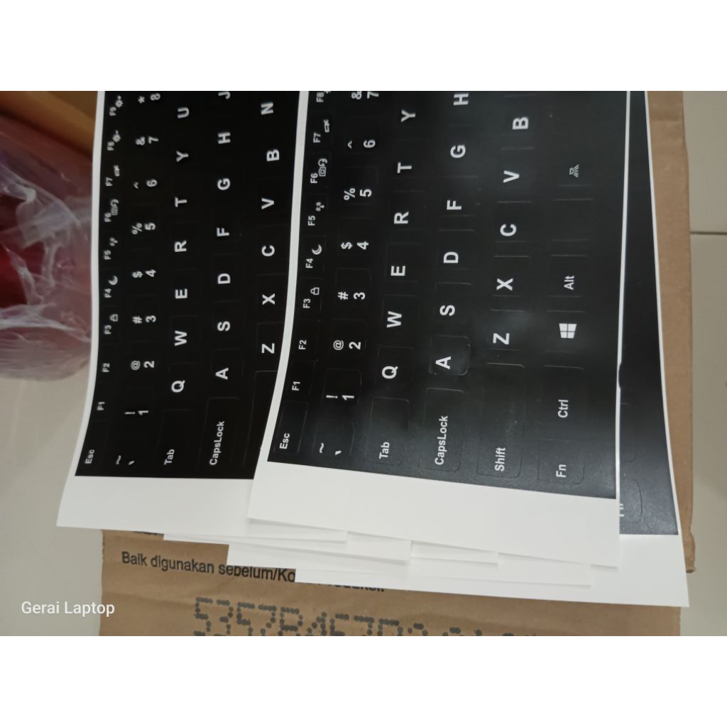 Jual Stiker Sticker Huruf untuk keyboard laptop dan pc | Shopee Indonesia