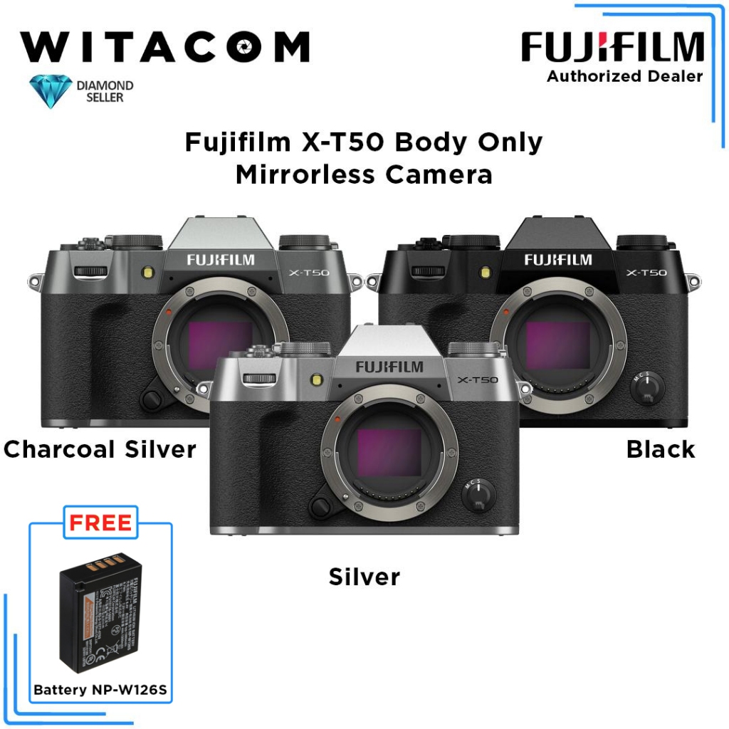 Jual Fujifilm X-T50 / XT50 / XT 50 Body Only Mirrorless Camera ...