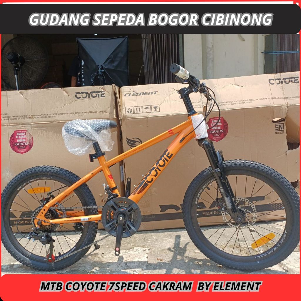 Jual Sepeda 20 MTB ELEMENT COYOTE DISC BRAKE | Shopee Indonesia