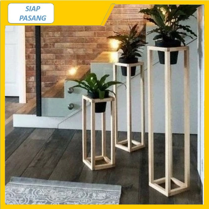 Jual Stand Bunga - Wooden Stand flower for wedding Dekorasi/rak bunga ...