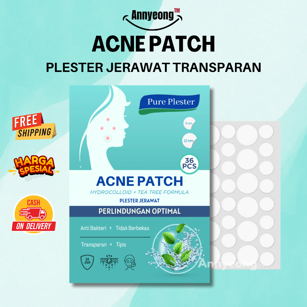 Jual [36 PCS / PACK] Sticker Jerawat Acne Patch Treatment - Obat ...