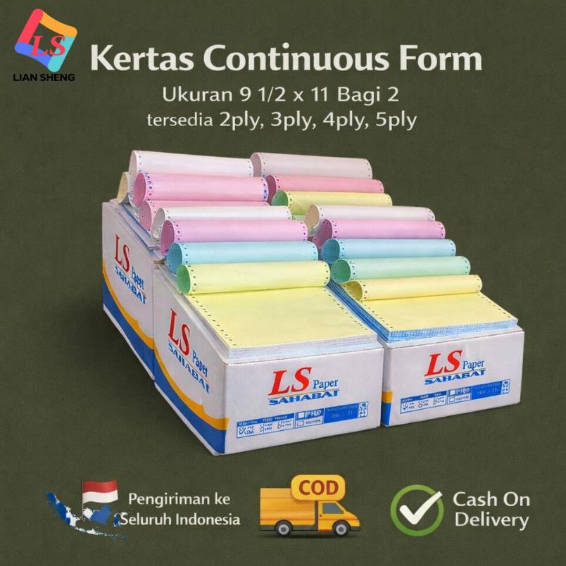 Jual Continous Form Dot Matrix Printer Paper | Shopee Indonesia