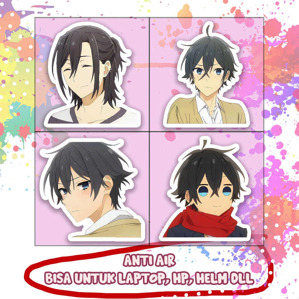 Jual Stiker Horimiya Horimiya Hori Miyamura Remi Sengoku, Sticker Lucu ...