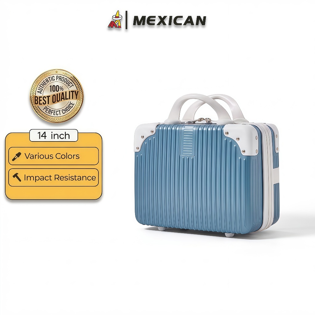 Jual Mexican Koper 14 Inch Mini Beauty Case Tas 12 Inch Make Up Koper ...