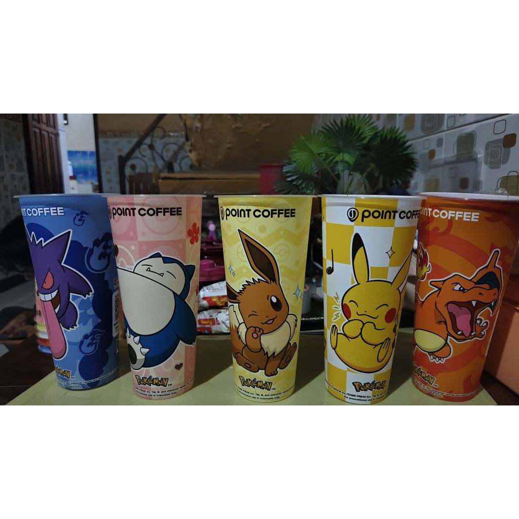 Jual CUP POKEMON X POINT COFFEE INDOMARET | Shopee Indonesia