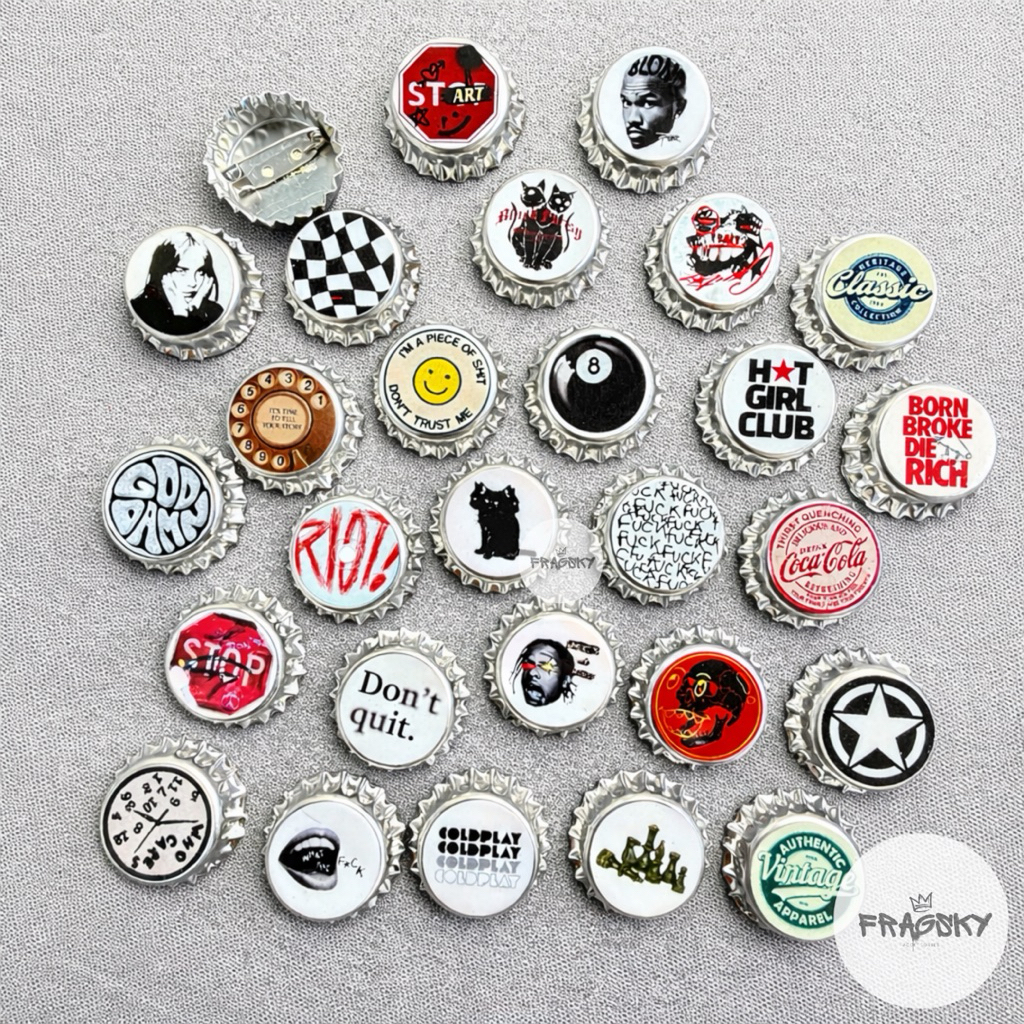 Jual Fragsky - Pin Tutup Botol Bros Premium Ukuran 30mm Gambar Desain ...