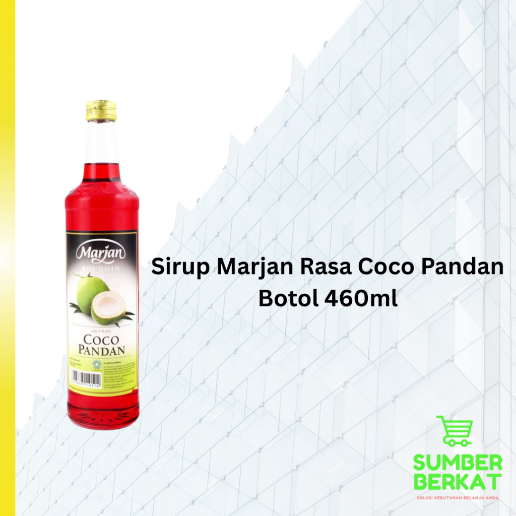 Jual Sirup Marjan Rasa Coco Pandan dan Melon Botol 460ml | Shopee Indonesia