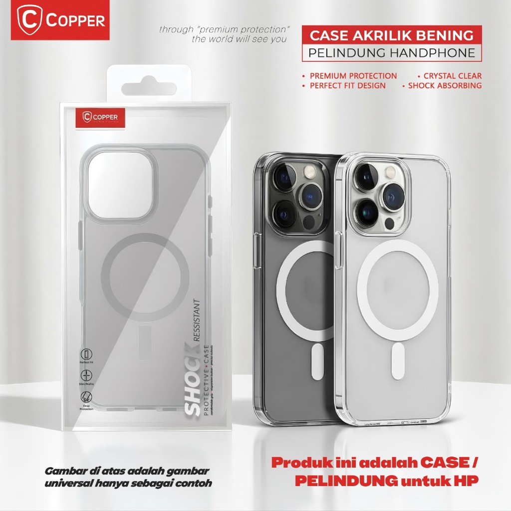 Jual iPhone 16 Pro Max Plus - Copper Acrylic Bening / Clear (Support ...