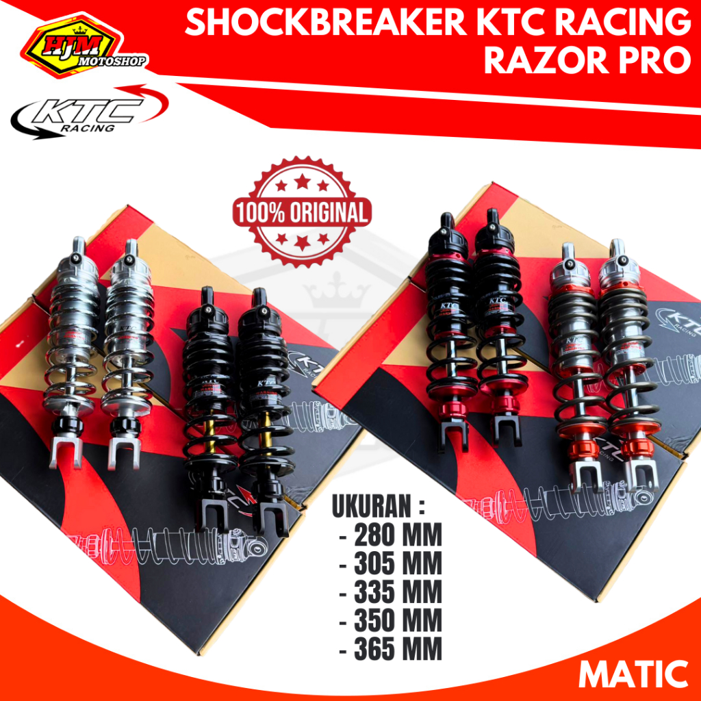 Jual SHOCK SHOCKBREAKER KTC RAZOR PRO 280MM 305MM 335MM 350MM 365MM ...